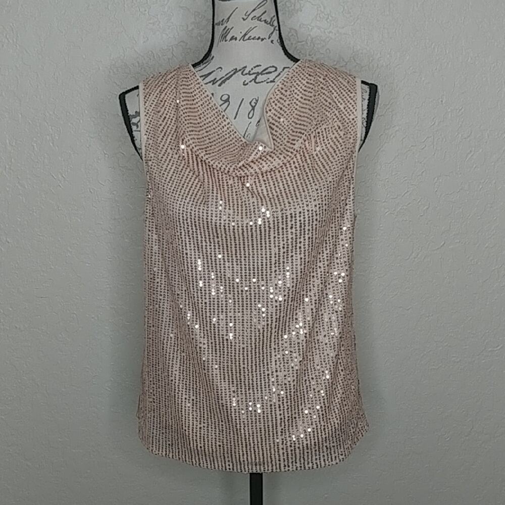 Sleeveless Sequin Top Size L‎